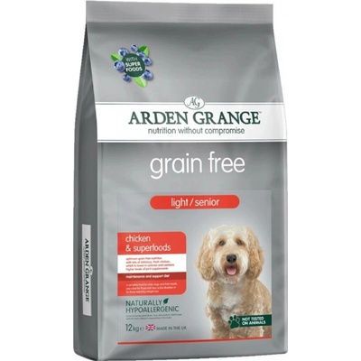 Arden Grange GF Light/Senior Chicken & Superfoods 12 kg