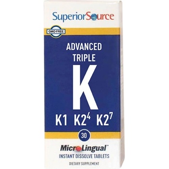 Image 1 of SuperiorSource Advanced Triple K | К1, МК4, МК7 [30 Подезични таблетки ]