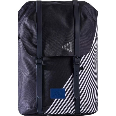 Frii Of Norway Taška Retro Black Stripe 30 l