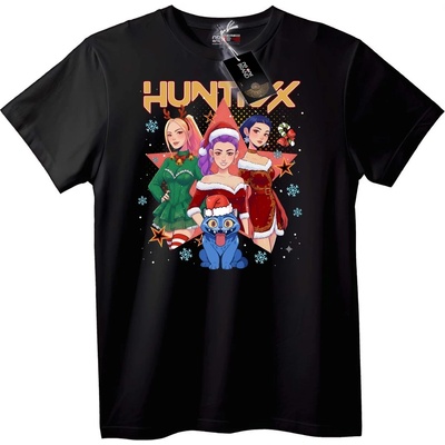 NOONEBRAND Тениска Коледни HUNTRX Герои - XS, White