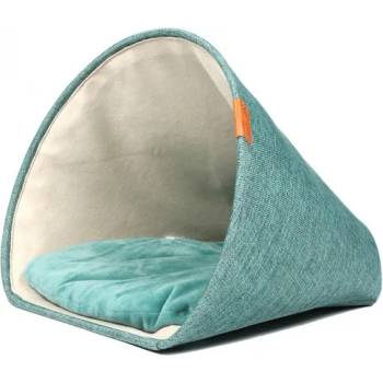 Image 1 of EBI Cuddly cave scott Blue - легло фуния, синьо, с възглавница, 43x43x35cm, Белгия - 673-445198