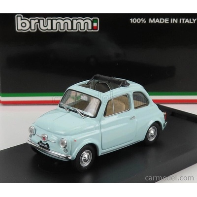 Brumm Fiat 500f Tetto Aperto Open 1965 Azzurro Acquamarina 1:43