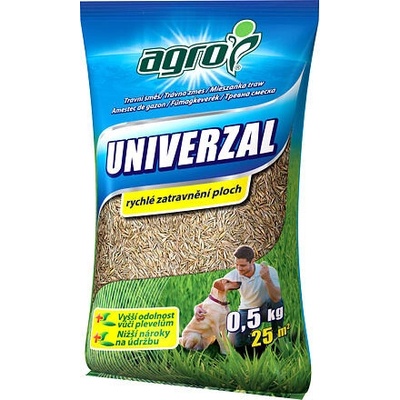 AGRO Trávna zmes UNIVERZAL 0,5 kg AGRO 000700