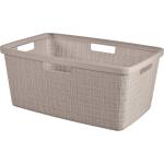 Curver Кафяво-сив пластмасов кош за пране 46 l Jute - Curver (263718)