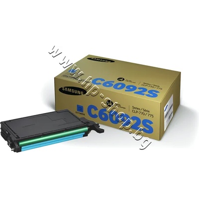 HP Тонер Samsung CLT-C6092S за CLP-770/775, Cyan (7K), p/n SU082A - Оригинален Samsung консуматив - тонер касета