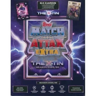 TOPPS Match Attax: Extra 2025/26 - „The X Колекционерска метална кутия (1103017-0620260001)