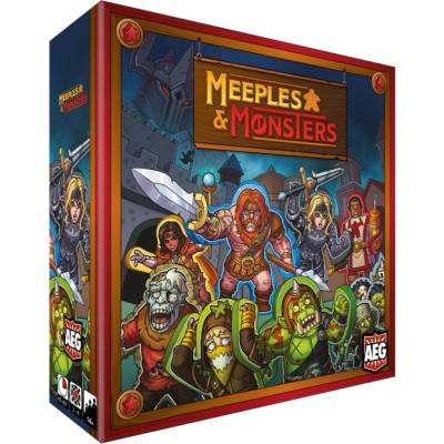 Alderac Entertainment Group Настолна игра Meeples & Monsters - Стратегическа (AEG-7055)