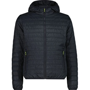 CMP Мъжко синтетично яке CMP Padded Jacket Fix Hood Synthetic jacket - Antracite / Mela - размер 48 (EU) (004-7246-0112)