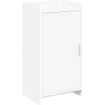 vidaXL Шкаф за обувки с врата Бяло 48 x 36 x 92 см Инженерна дървесина (8011331)