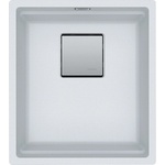 Franke Гранитна мивка Kubus 2 KNG 110-37 OY White FRANKE (125.0529.422) Мивка за вграждане