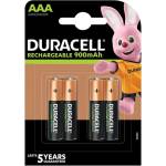 Duracell Акумулаторна батерия Duracell DX2400, AAA, R03, 1.2V, 900mAh, Ni-MH, 4бр (DURACELL-DX2400)