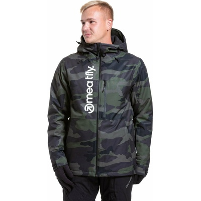 Meatfly мъжка SNB & SKI яка Manifold Rampage Camo Meatfly | Zelen Kafyav Siv Mnogotsveten | МЪЖЕ | S