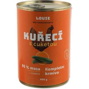 LOUIE Консерва LOUIE пилешко с тиквички, витамини и минерали 400g (6824-14010)