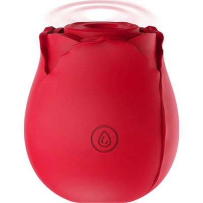 InToYou Ünihörn CherryRose Suction and Licking Tongues Clitoris Massager Red