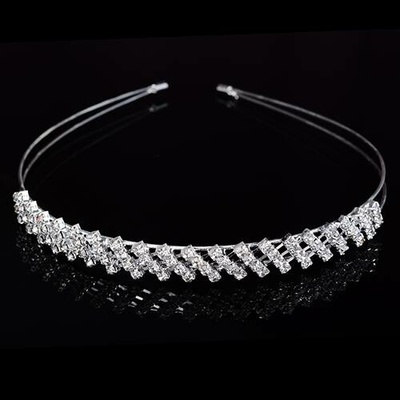 Naishide Jewelry Luxusní čelenka do vlasů LOVE CRYSTAL