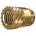 Two Trees Вложка за пластмаса M3/S (месинг) - Brass Inset Nuts, 100 броя в пакет