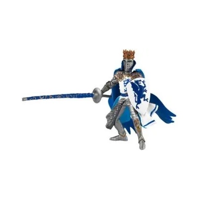 Papo - Фигурка за колекциониране и игра - Dragon king blue (39387)