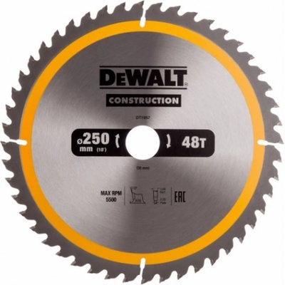 DeWalt DT1957 Pilový kotouč 250x30 mm, 48 zubů