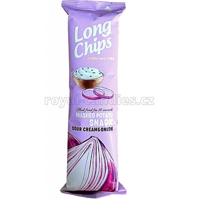 Long Chips Smetana a Cibule 75 g