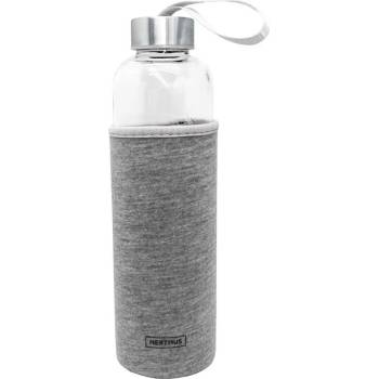 Image 1 of Nerthus 600 мл сива стъклена бутилка с неопренов протектор Nerthus