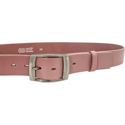 Penny Belts kožený opasek 44503 růžový