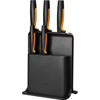 Fiskars Bambusový blok s pěti noži černý 1057554
