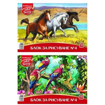 Блокче за рисуване N4 Erich Krause 23x33 cm 10 л (011012-2145)