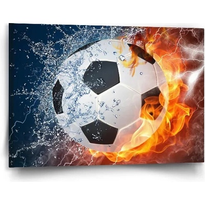 Sablio Obraz Futbalová lopta - 90x60 cm