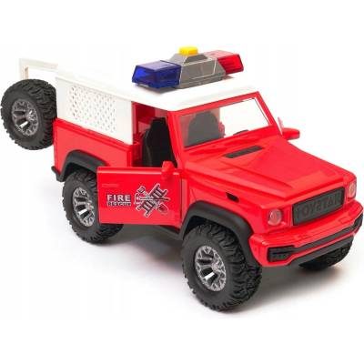 Dromader Jeep Hasiči na baterie 20cm