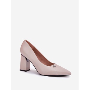 Step in style Дамски обувки на висок дебел ток модел 211982 Step in style