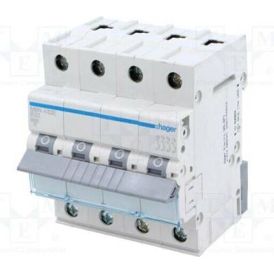 Hager 230/400VAC 32A 4 6kA MBN432E