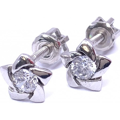 Jan Kos jewellery zlaté náušnice s modrým kamenem 31507416