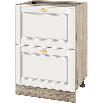 ИРИМ Долен кухненски шкаф Сити АРФ-Бяло мат-09-44 60 см