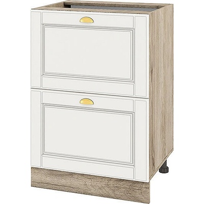 ИРИМ Долен кухненски шкаф Сити АРФ-Бяло мат-09-44 60 см