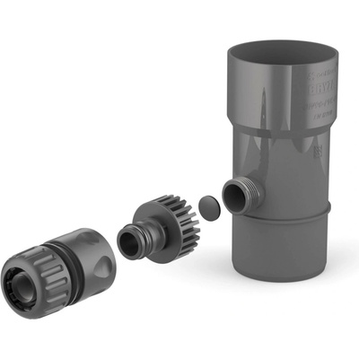 Bryza PVC sběrač dešťové vody 90 mm RAL 7021 grafit