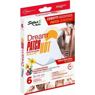 Sixtus Italia DREAM PATCH HOT 9 x 14 cm 6 ks