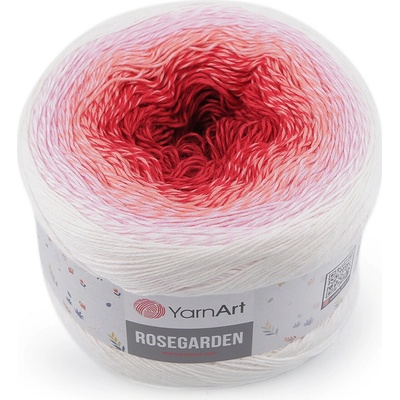 Bavlněná pletací příze Rosegarden 250 g Varianta: 16 (304) červená, Balení: 1 ks