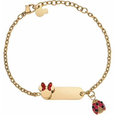 Disney Dětský náramek Minnie Mouse B600623YRRL-55.CS, ocelový pozlacený (B600623YRRL-55.CS)