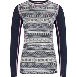 Kari Traa Дамско мериносово термобельо Kari Traa Women's Mina L/S Merino base layer - Dark Navy Blue (115-2345-0212)