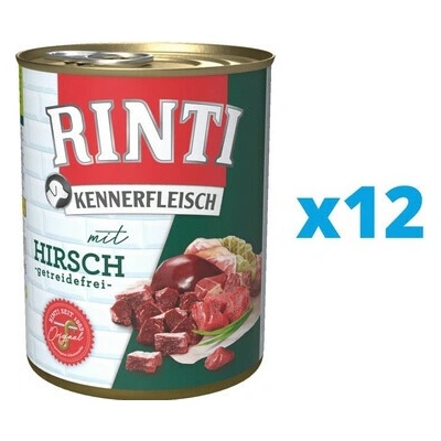 Rinti Kennerfleisch Venison 12 x 800 g