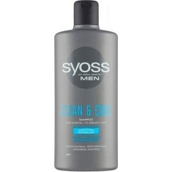 Syoss Men Clean and Cool šampon 440 ml