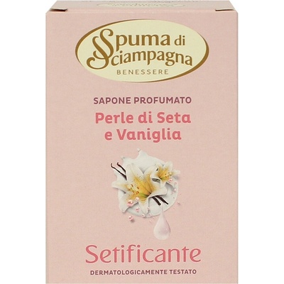 Spuma di Ciampagna Spuma di Sciampagna Perle di Seta Vaniglia Setificante tuhé mydlo 90 g