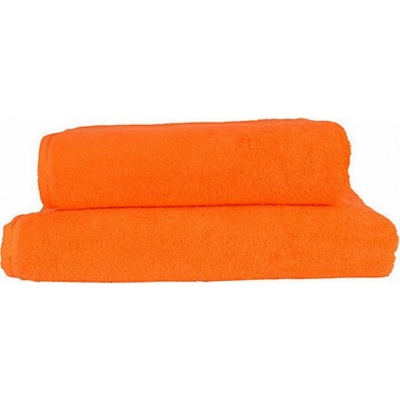A&R měkká 100% bavlněná osuška 500 g/m oranžová výrazná 70 x 140 cm