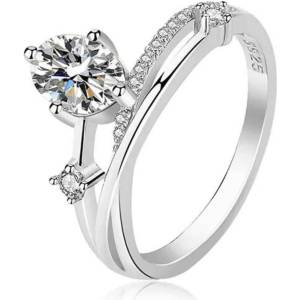 Silenti Jewelry Сребърен пръстен "Утеха" - 6 - 52мм (16.6мм диам. )