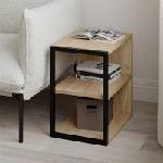 TopMebel Помощна маса - нощно шкафче Echo TopMebel от меламин в цвят сапфирен дъб 30x42x45cm