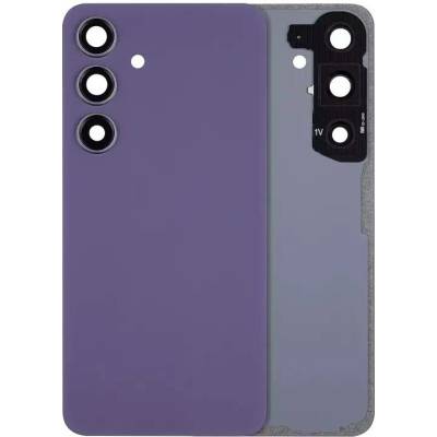 Zadní sklo s krytkou kamery Samsung Galaxy S24 5G (No Logo) – Aftermarket Plus – kobaltově fialové SAM3693