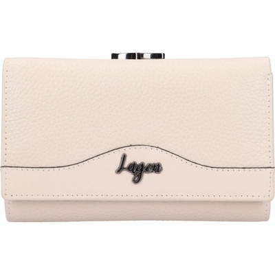 Lagen Dámska kožená peňaženka LG 641 béžová