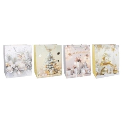Vianočná darčeková taška 12x6x14cm -