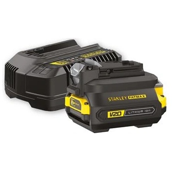 STANLEY Стартов комплект STANLEY V20 (адаптер, 2.0Ah батерия, 2A зарядно) SFMCB121D1 (SFMCB121D1)