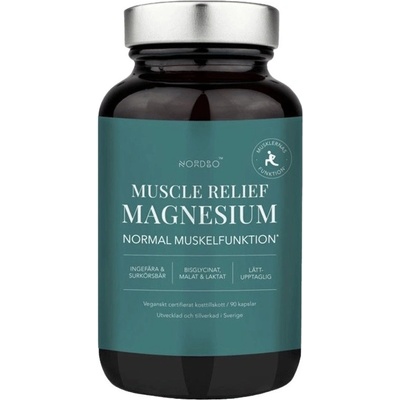 Nordbo Muscle Relief Magnesium 90 kapsúl